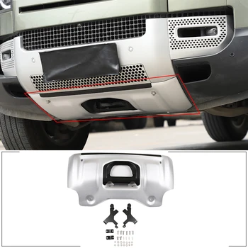 Auto oprema ST Maska za zaštitu prednjeg donjeg branika od aluminijske legure, пригодная za Land Rover Defender 90 110 2020-2022 godina.