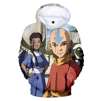 Anime Hoodies Avatar je Posljednji Osvajač Zraka Majica sa 3D ispis Muška Ženska moda Majica Оверсайз Za dječake Vrhovima u stilu hip-hop Odijevanje