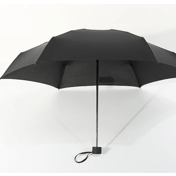 Lagani džepni mini kišobran od kiše ženski ветрозащитный solidne 5 sklopivi kišobrani od sunca prijenosni krema za ženski kišobran-kišobran