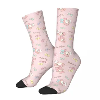 Čarape s dragim likom My Melody, gospodo svakodnevne ženske čarape od poliestera, Harajuku, proljeće-ljeto, jesen-zima, čarape na poklon