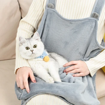Nova torba-ručke za nošenje omogućuju za mačke, pregača za putovanja na otvorenom, mali psi, viseći u prsima džep za spavanje, zimski medo torbica