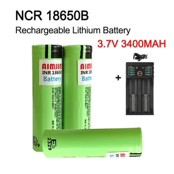 18650 3400 mah 3,7 U NCR18650B litij-ionska baterija za računalne igračke, ventilator, lampe za prijenosno računalo, napajanja, svjetiljke, litij-ionske baterije