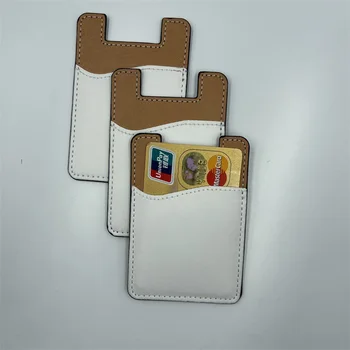 10 kom. sublimacijski tisak prazan PU držač za kartice za telefone s naljepnica topline pritisnite diy gredica