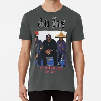 Majica sa трибьют-dizajn za Geto Boys Rip Bushwick Bill Bushwick Bill Rip 90-ih, klasični hip-hop, retro-rap, vintage