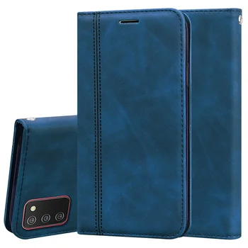 Kožni novčanik Flip torbica Za Samsung Galaxy A02S Torbica-Držač za kartice s Magnetskom Stražnji Poklopac Za Samsung A02S A 02S A02 S Case Coque