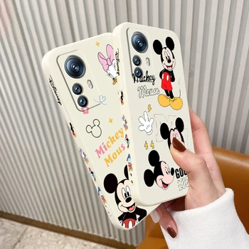 Anime Disney Mickey, Donald Tekuća Lijevo Konop Za Xiaomi Mi 13 12 12T 11T 11i 11 A3 10T 10 CC9E 9 Pro Lite Ultra 5G Torbica Za Telefon