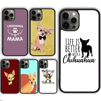 Ljubav Pas Chihuahua Mama Štene Torbica Za Telefon Torbica za iPhone 15 SE2020 13 14 11 12 Mini Pro Max XS XR 6 7 8 Plus coque fundas Shell