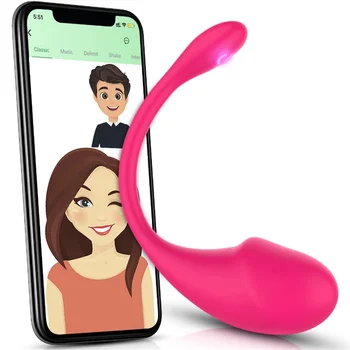Vibrator s aplikacijom, bežična kontrola Bluetooth, Vibrantne ženske gaćice, igračke za masturbaciju, lopta Kegelove vježbe, maser za vaginu, seks-igračke