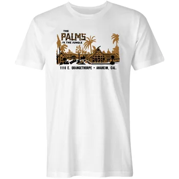 Palme u džungli - Anaheim, Kalifornija - Majica s винтажным restoranom
