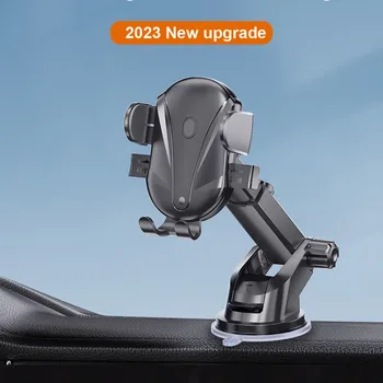 Auto Držač Telefona Jednostavna Instalacija S Mogućnošću Okretanja za 360 Stupnjeva Novi Update 2023 Godine Podržava Xiaomi Huawei Samsung