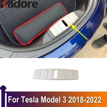 Za Tesla Model 3 2018 2019 2020 2021 2022, unutarnje uređenje stražnjeg branika, Šine na prag jastuk na masku, auto oprema