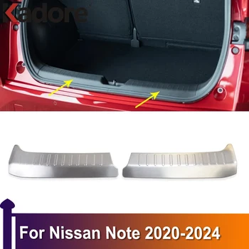 Zaštitna Maska Stražnjeg Domaće Branik Nissan Note 2020-2022 2023 2024 Jastuk Na Prag Vozila Accessores Od Nehrđajućeg Čelika