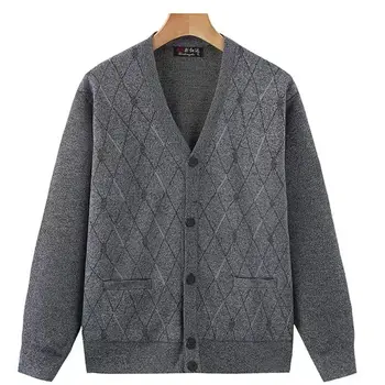 2023 Jesensko-zimskom muški džemper, kaput, vunene veste, jakne, muške pleteni debeli kaput, Toplo casual трикотажный kardigan A44