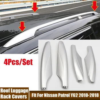 4 kom./compl. Poklopac prtljažnika na krovu za Nissan Patrol Y62 2010-2018 Zaštita nogu prtljažnika na krovu Zamjena auto oprema